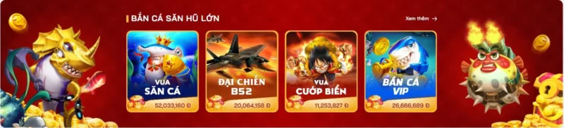 Tựa game bắn cá Vip dễ kiếm tiền nhất tại nhà cái Red88